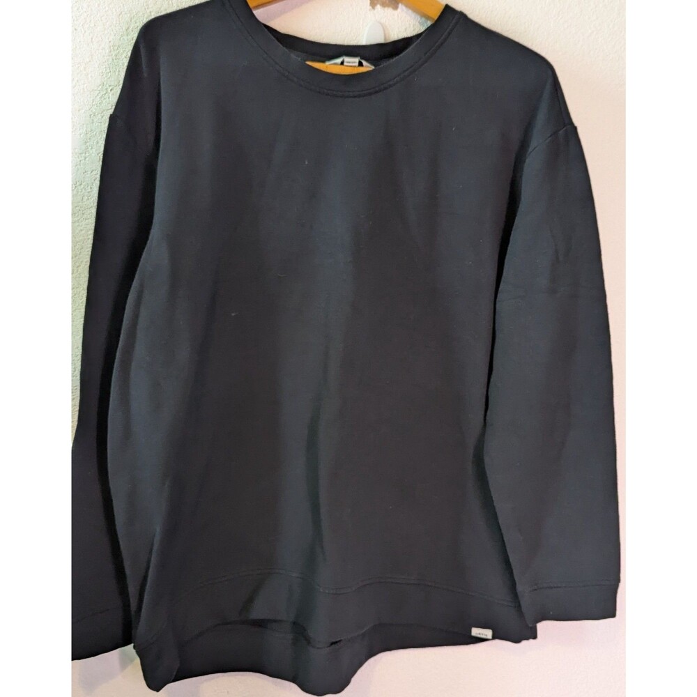 Orvis Sweatshirt Womens Size XXL Black Hem Fleece (236m)
